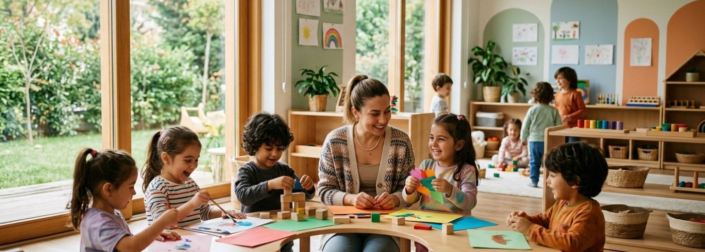 Lümen anaokulu hakkında: okul binası ve bahçesi