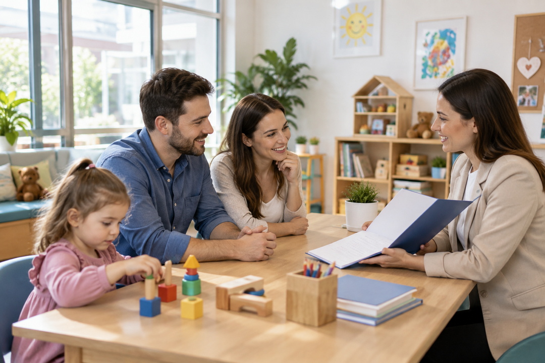 Lümen Anaokulu Kayıt Görüşmesinde Neler Konuşulur? 2 Lümen Anaokulu'nda anaokulu kayıt görüşmesi yapan aile ve öğretmen
